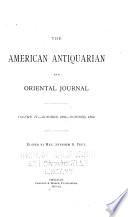 The American Antiquarian and Oriental Journal