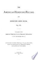 The American Hereford Record and Hereford Herd Book