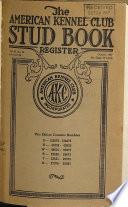 The American Kennel Club Stud Book Register