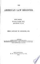 The American Law Register