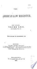 The American Law Register