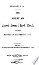 The American Short-horn Herd Book