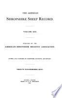 The American Shropshire Sheep Record