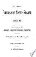 The American Shropshire Sheep Record