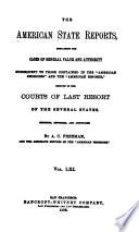 The American State Reports