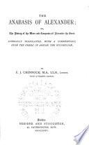 The Anabasis of Alexander ...