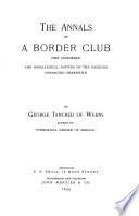 The Annals of a Border Club (the Jedforest)