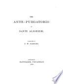 The Ante-purgatorio of Dante Alighieri