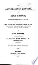 The Anti-masonic Review