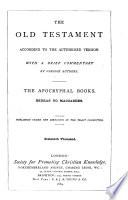 The Apocryphal Books