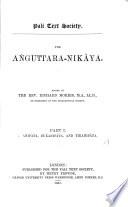 The Aṅguttara-Nikâya