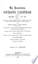 The Australasian Coursing Calendar ... Containing Returns of All Public Courses Run in Australia, with Extended Pedigrees of Winning Greyhounds and Greyhounds at the Stud