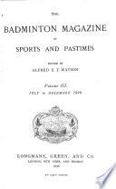 The Badminton Magazine of Sports and Pastimes