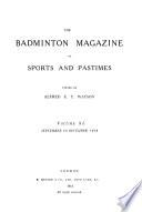 The Badminton Magazine of Sports & Pastimes