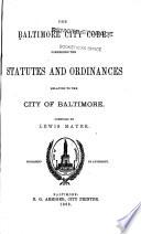 The Baltimore City Code