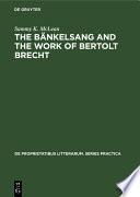 The Bänkelsang and the work of Bertolt Brecht