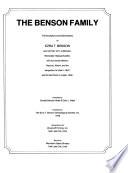 The Benson Family