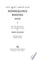 The Best American Nonrequired Reading