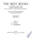 The Best Books: D, Society. E, Geography. 1912