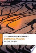 The Bloomsbury Handbook of Discourse Analysis