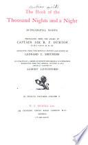 The Book of the Thousand Nights and a Night