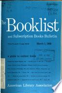 The Booklist and Subscription Books Bulletin