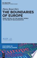 The Boundaries of Europe