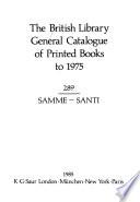 The British Library General Catalogue of Printed Books to 1975
