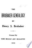 The Brubaker Genealogy