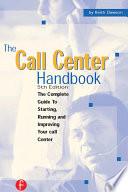 The Call Center Handbook