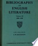 The Cambridge bibliography of English literature. 3. 1800 - 1900