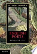 The Cambridge Companion to English Poets