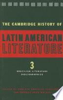 The Cambridge History of Latin American Literature