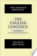 The Cambridge History of the English Language: English in North America