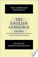 The Cambridge History of the English Language