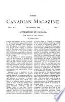 The Canadian Magazine of Politics, Science, Art and Literature