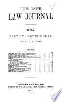The Cape Law Journal