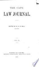 The Cape Law Journal
