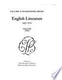 The Carl H. Pforzheimer Library, English Literature, 1475-1700
