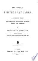The Catholic Epistle of St. James