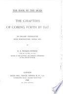 The Chapters of Coming Forth by Day