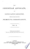 The Christian advocate and Scotch baptist repository