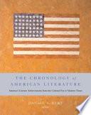The Chronology of American Literature