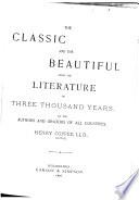 The Classic and the Beautiful from the Literature of Three Thousand Years