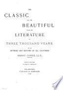The Classic and the Beautiful from the Literature of Three Thousand Years