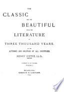 The Classic and the Beautiful from the Literature of Three Thousand Years