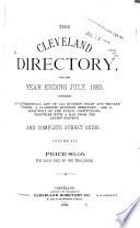 The Cleveland Directory Co.'s Cleveland (Cuyahoga County, Ohio) City Directory