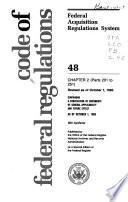 The Code of Federal Regulations of the United States of America