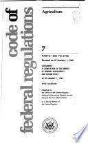 The Code of Federal Regulations of the United States of America