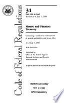 The Code of Federal Regulations of the United States of America